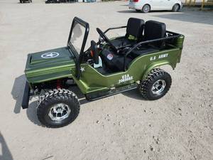 lot 63 image: Vitacci Jeep GR-2 125 Go-Kart  Army Green  Vin LOSKCJL55RT100124&nbsp