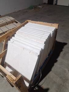 lot 63952 image: Pallet Of 24x24 Shell Beige Honed Tile