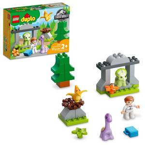 lot 1180 image: LEGO DUPLO Jurassic World Dinosaur Nursery Toys 10938 - Featuring Baby Triceratops Figure, Dino Learning Toy for Toddlers, Large Bricks Set, Great Animal Playset Gift for Girls & Boys Age 2 Plus - Retail $31