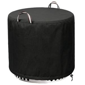 lot 1192 image: Round Fire Pit Cover for Solo Stove Bonfire with Stand 19.5, Waterproof - Retail $22