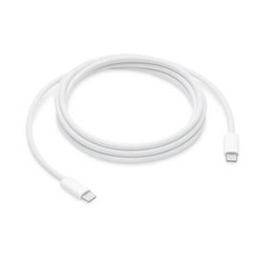 lot 1220 image: Apple 240W USB-C to USB-C Woven Charge Cable (2 m) Fast and Convenient Charging - Retail $24