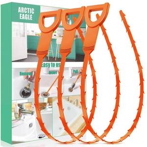 lot 1234 image: ARCTIC EAGLE Drain Snake Hair Clog Remover - Shower Sink Unclogger Tool - Retail $14
