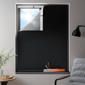 lot 1287 image: 100% Blackout Curtains, Portable No Drill Window Shades (71 x 64), DIY Blackout Window Cover with Hook and Loop, for Bedroom, Baby Nursery, Travel, DormRoom, Apartment - Retail $16