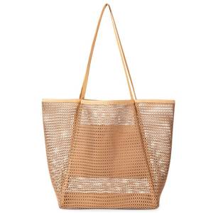 lot 1296 image: Iioscre Beach Bag for Women, Causal Hobo Handbags with Zipper Inner Pocket - Retail $9