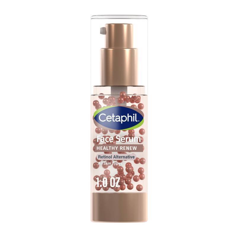 lot 74012 image: Cetaphil Healthy Renew Anti-Aging Face Serum, Peptides, Retinol-Free, 1oz - Retail $15