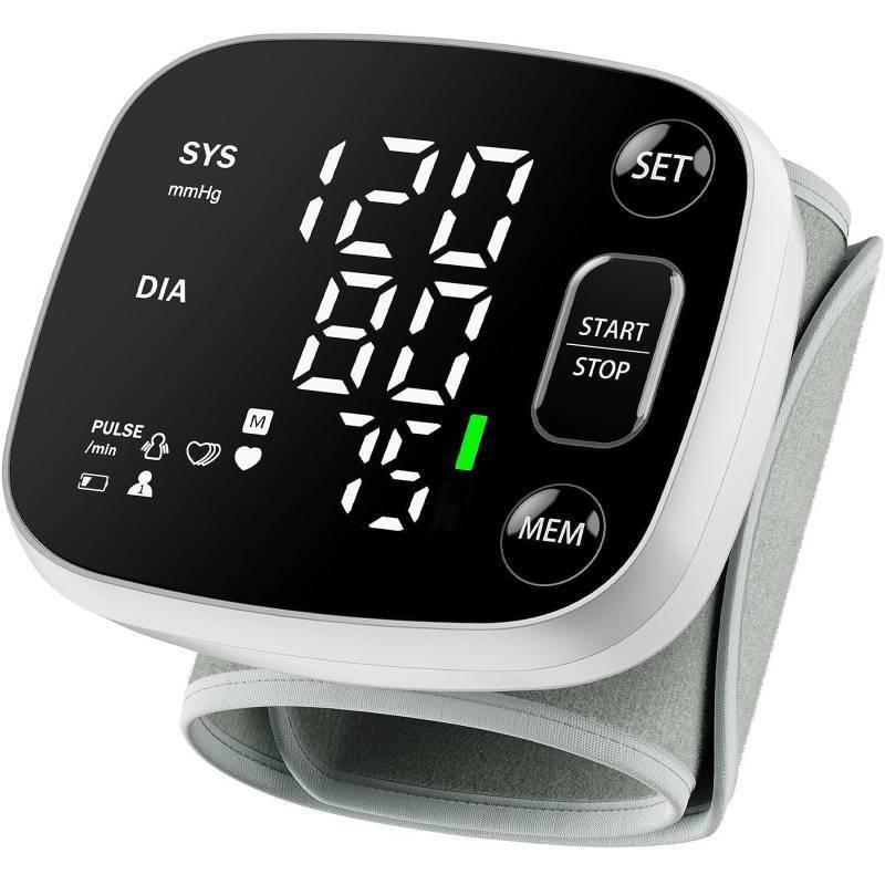 lot 18501 image: Wrist Blood Pressure Monitor, FDA Cleared Rechargeable BP Machine - Retail $29