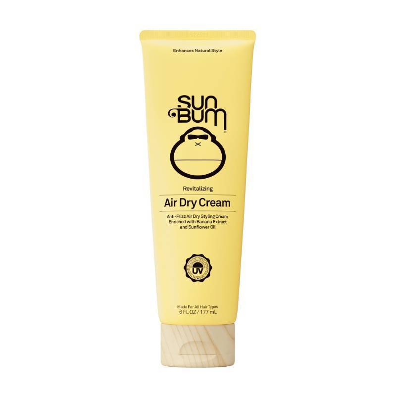 lot 64504 image: Sun Bum Revitalizing Air Dry Hair Cream for Anti Frizz Styling - 6 oz - Retail $14