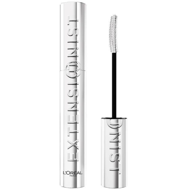 lot 64538 image: LOreal Paris Extensionist Mascara, Lengthening, Volumizing, and Curling Formula For a Lash Extension Eye Makeup Look, Washable Blackest Black - Retail $13