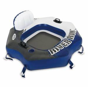 lot 29600 image: Intex Inflatable River Run Connect Lounge  51  x 49.5 - Retail $34