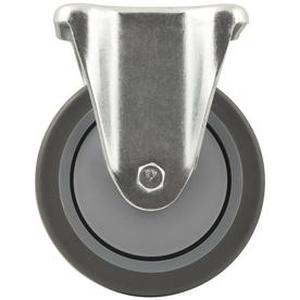 lot 1492 image: CASTER RIGID TPR RUBBER 5IN lot of 2