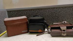 lot 1528 image: Camera Carrying Case Bags with shoulder straps