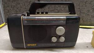 lot 1546 image: Sport AM-FM Radio Cassette with Lantern