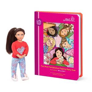 lot 1461 image: Our Generation Read & Play Set - 6 Mini Doll Willow