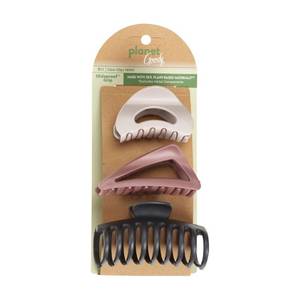 lot 104 image: Planet Goody Claw Hair Clips - 3ct - Retail $12