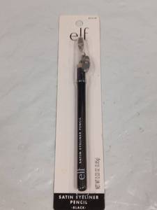 lot 159 image: e.l.f. Satin Eyeliner Pencil  Black - Retail $22