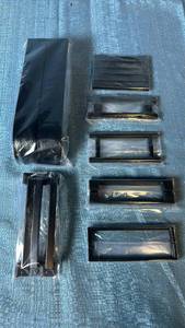 lot 2013 image: Assortment of Black Drawer or Door Handles.