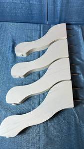 lot 2016 image: Lot of 4 Whitewash Table Legs.