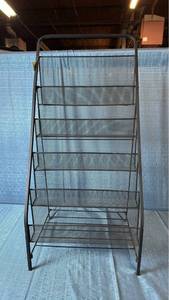 lot 2025 image: Metal Mesh Shelving Unit 5-Tier Storage Rack