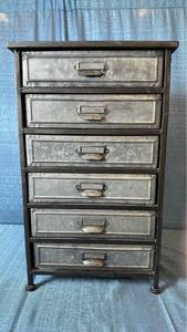 lot 2026 image: Hekman Model 2709E 6-Drawer Storage Cabinet