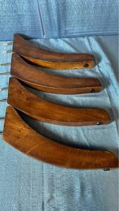 lot 2028 image: Lot of 4 Brown Table Legs.