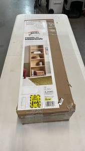 lot 3013 image: Dorm 5 Shelf Bookcase Natural Wood - Room Essentials
