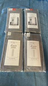 lot 3033 image: Liz Claiborne Lisette Rod-Pocket Panel 60 x 84 in Skyline Gray 4-Pack