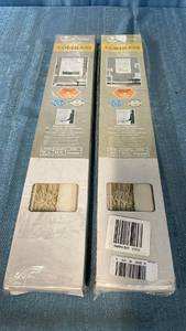 lot 3037 image: Achim Cordless GII Morningstar 1  Light Filtering Mini Window Blind 23  W x 64  L  Alabaster, LOT OF 2