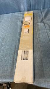 lot 3042 image: Achim GII Morningstar Indoor Cordless Vinyl Light Filtering Window Mini Blind  Pearl White  30  W x 64  L