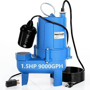 lot 4018 image: $230 FOTING 1.5HP 9000GPH Sump Pump Submersible SewageEffluent Pump