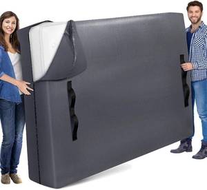 lot 4037 image: Mattress Bags for Moving Extra Thick Queen Size Mattress Cover with Handles