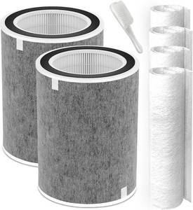lot 4101 image: 2 Pack HP202 HP201 Filter Replacement for Shark Clean Sense IQ Air Purifier