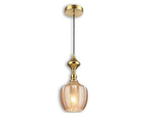 lot 5055 image: LUXWELL Pendant Light Sunset Gold Bordeaux