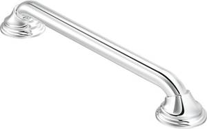 lot 5089 image: Moen LR8724D3CH Bathroom Safety 24-Inch Ultima Designer Bathroom Grab Bar, Chrome