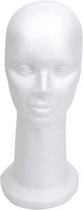 lot 5091 image: BHD BEAUTY 15 Styrofoam Foam Mannequin Manikin Display Head Wig Hat Stand White Foams Sale