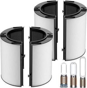 lot 5097 image: 2 Pack 360  Combi 2 in 1 HEPA  Carbon Filter for Dyson TP04 HP04 TP07 TP06 HP06 TP4A TP7A PH02 PH01 PH03 PH04 PH3A HP09 TP09 HP07 HP10 TP10 HP4A HP7A DP04 Air Purifi-er, HEPA Carbon Filter #965432-01