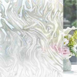 lot 5154 image: Frosted Glass Window Privacy Film with Ripple, 23.6 x 78.7