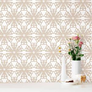 lot 10000 image: CiCiwind 17.3 393.7 White and Rose Gold Wallpaper Peel and Stick Wallpaper Geometric Striped Kitchen Contact Paper Modern Removable Self Adhesive Wall Paper for Bedroom Bathroom Walls Covering