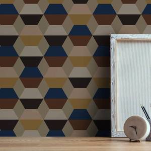 lot 10002 image: Geometric Peel Stick wallpaper17.3X78.7 Hexagon wallpaer Contact Paper Removable Wallpaper Self-Adhesive Wallpaper Decorative Shelf Drawer Liner Roll Waterproof