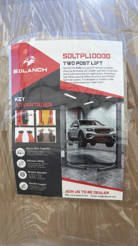 lot 1120 image: Two-Post Automotive Lift 4500kg 1800mm Height