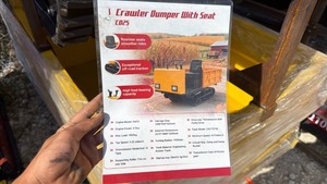 lot 1000 image: Unused SDLANCH CDWS25 Crawler Dumper with Seat - 1500 kg Capacity