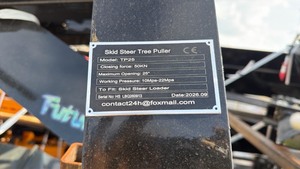 lot 8022 image: Unused Future FT-TP45 Skid Steer Tree Puller