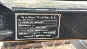 lot 8030 image: Unused Future FT-STL75 Skid Steer Tire Lifter - 75 Inch, 2645 lb Capacity