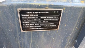 lot 8033 image: Unused Future FT-MDM50 MINI Disc Mulcher - 33 Inch Cutter