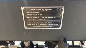 lot 8106 image: Unused Future FT-SLS82 Skid Steer Side Shift Log Splitter