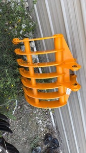 lot 8122 image: Unused Future CAT 305 Excavator Rake with Teeth - 32 Inch
