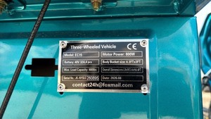 lot 8129 image: Unused Future FT-EC15S Three-Wheeled Electric Vehicle - Needs Assembly