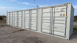 lot 97 image: One Trip 40ft Steel Shipping Container With 4 Side Doors - FHYU1700868