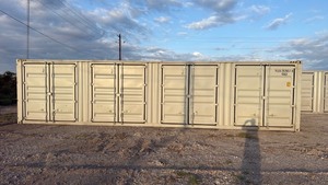lot 4000 image: One Trip 40ft Steel Shipping Container With 4 Side Doors - YLEU2570514