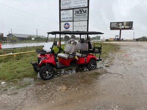 lot 8108 image: Unused Future FT-GC42S Off-Road 6 Seater Golf Cart - Red