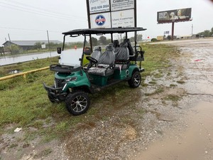 lot 8109 image: Unused Future FT-GC42S Off-Road 6 Seater Golf Cart - Green